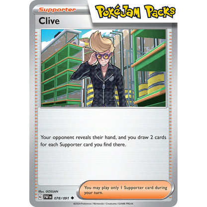 Clive - 078/091 - Uncommon - Paldean Fates - Pokémon TCG