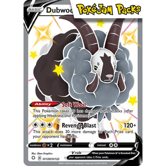 Dubwool V - SV120/SV122 - Shiny Rare - Shining Fates - Pokémon TCG
