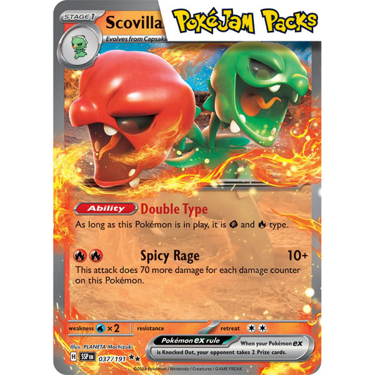 Scovillain ex - 037/191 - Ultra Rare - Surging Sparks - Pokémon TCG