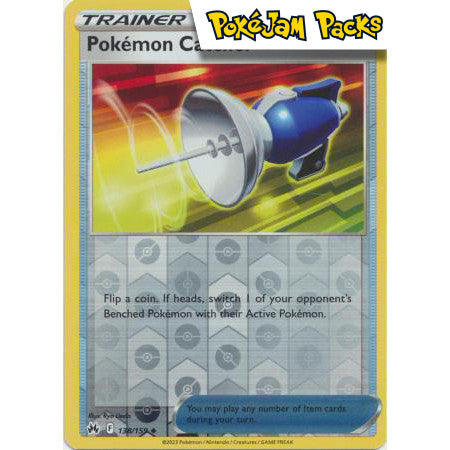 Pokemon Catcher - 138/159 - Uncommon Reverse Holo - Crown Zenith - Pokémon TCG