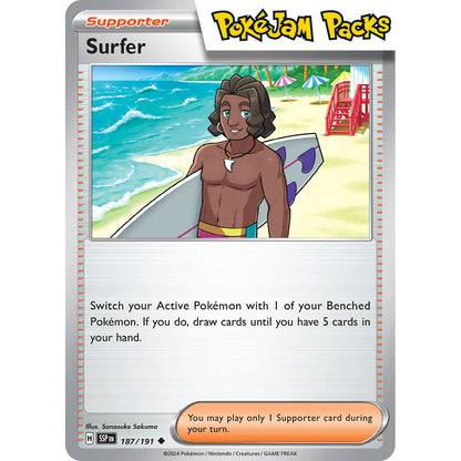 Surfer - 187/191 - Uncommon - Surging Sparks - Pokémon TCG