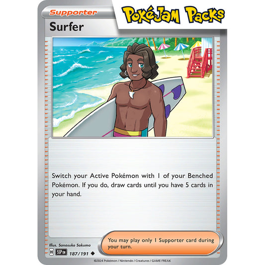 Surfer - 187/191 - Uncommon - Surging Sparks - Pokémon TCG