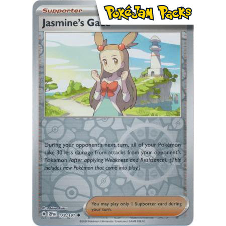 Jasmine's Gaze - 178/191 - Uncommon Reverse Holo - Surging Sparks - Pokémon TCG