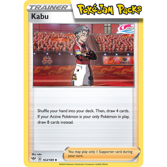 Kabu - 163/189 - Uncommon - Darkness Ablaze - Pokémon TCG