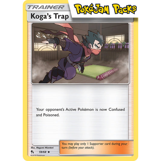 Koga's Trap - 59/68 - Uncommon - Hidden Fates - Pokémon TCG