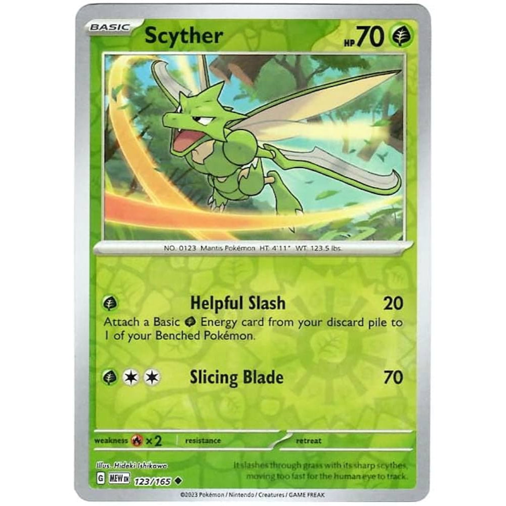 Reverse Holo Singles: Grass, Water, Lightning, Darkness & Dragon - Scarlet & Violet 151 Pokémon TCG