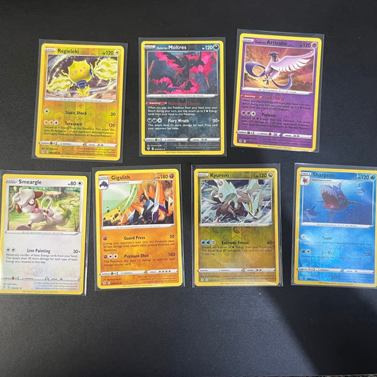 Set of 7 Evolving Skies Reverse Holo cards - Pokémon TCG