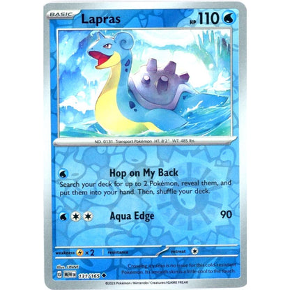 Reverse Holo Singles: Grass, Water, Lightning, Darkness & Dragon - Scarlet & Violet 151 Pokémon TCG