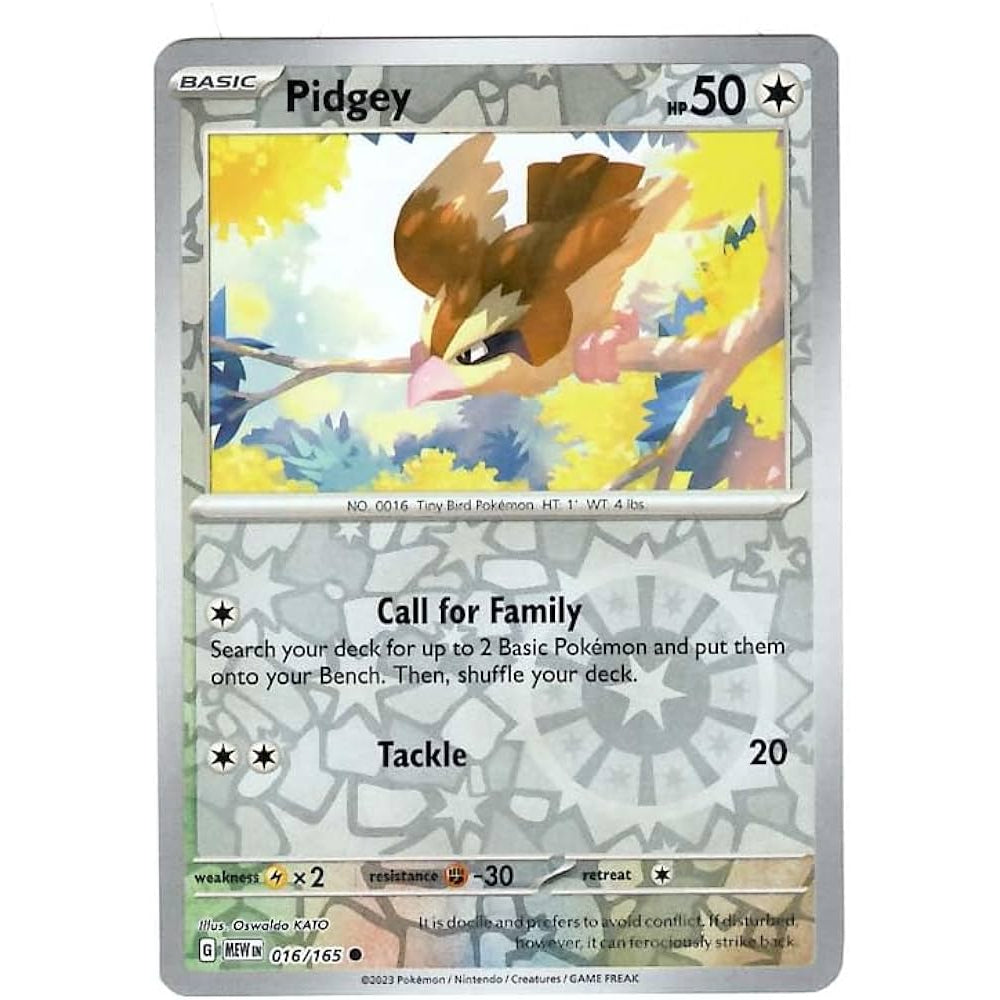 Reverse Holo Singles: Colorless, Fire, Fighting & Psychic - Scarlet & Violet 151 Pokémon TC