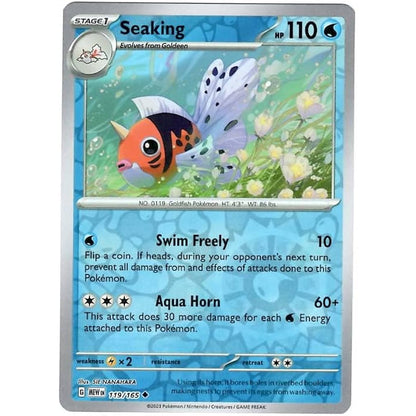 Reverse Holo Singles: Grass, Water, Lightning, Darkness & Dragon - Scarlet & Violet 151 Pokémon TCG