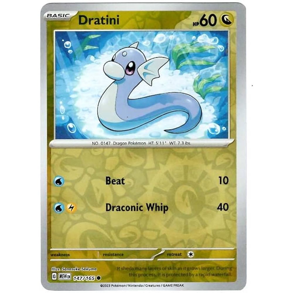 Reverse Holo Singles: Grass, Water, Lightning, Darkness & Dragon - Scarlet & Violet 151 Pokémon TCG