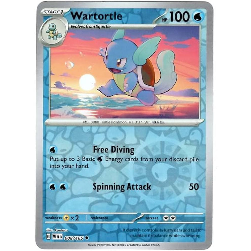 Reverse Holo Singles: Grass, Water, Lightning, Darkness & Dragon - Scarlet & Violet 151 Pokémon TCG