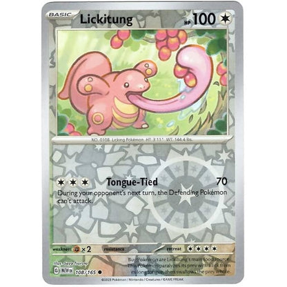 Reverse Holo Singles: Colorless, Fire, Fighting & Psychic - Scarlet & Violet 151 Pokémon TC