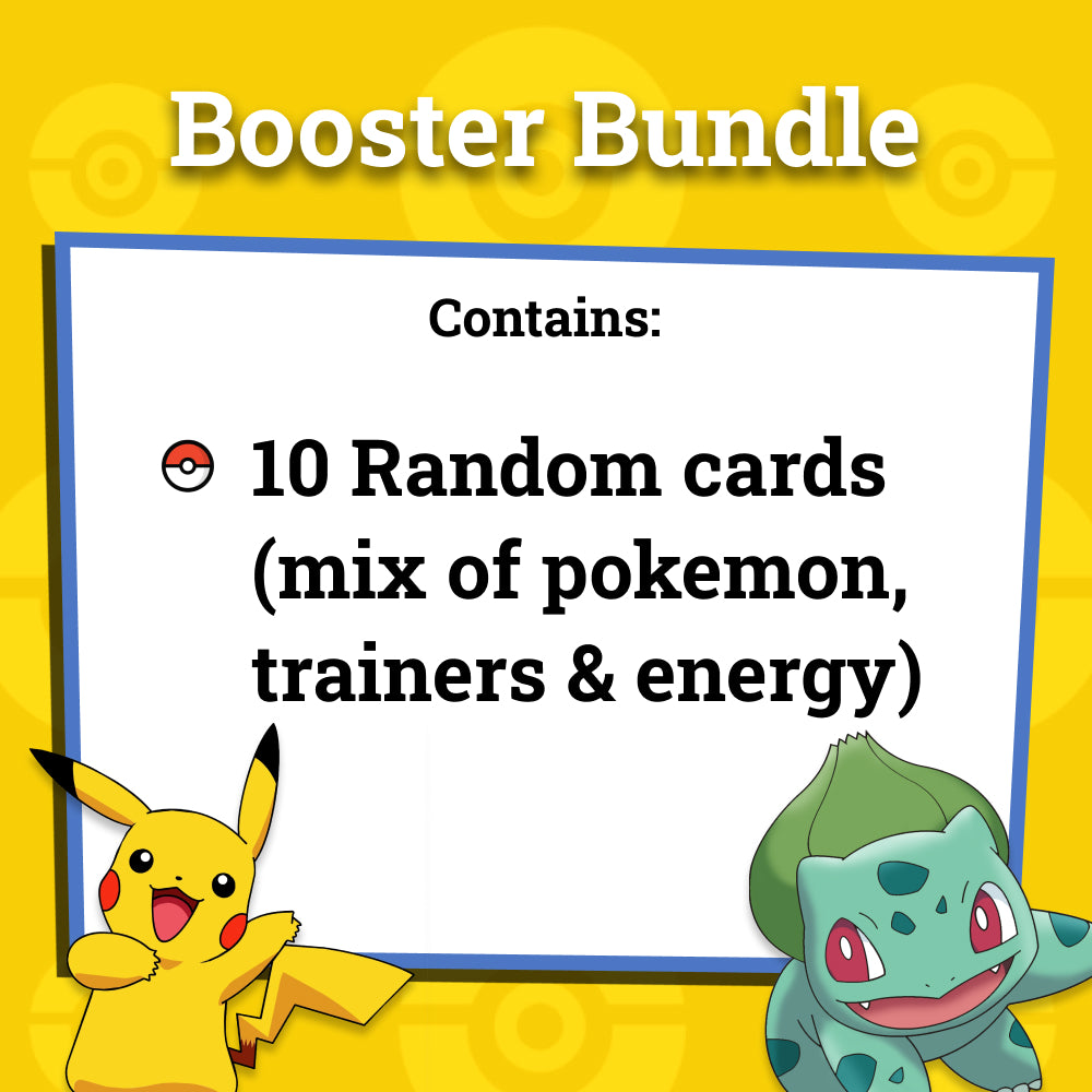 Pokemon Card Happy Bundles - Guaranteed Card Packs - TCG Trading Card Game