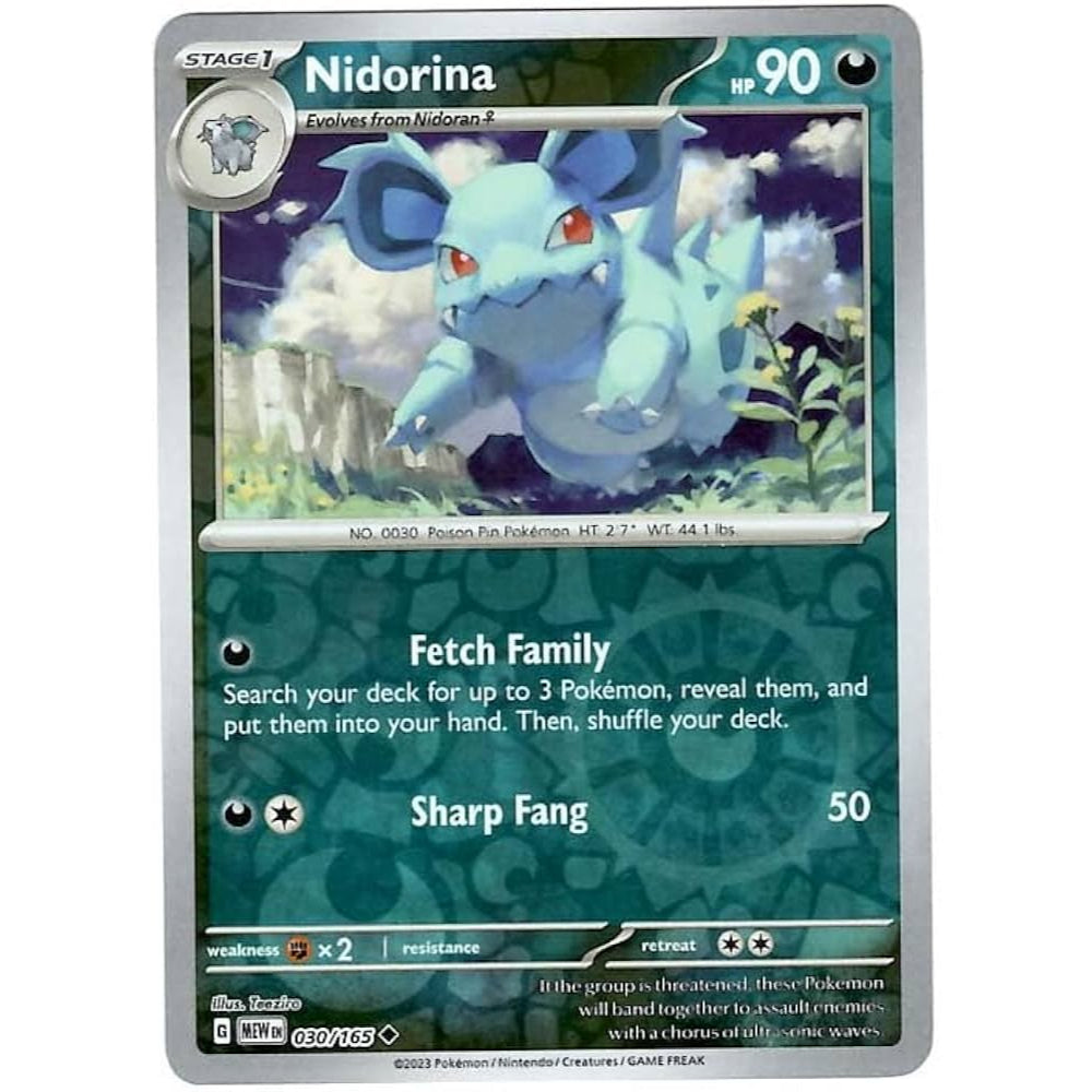 Reverse Holo Singles: Grass, Water, Lightning, Darkness & Dragon - Scarlet & Violet 151 Pokémon TCG