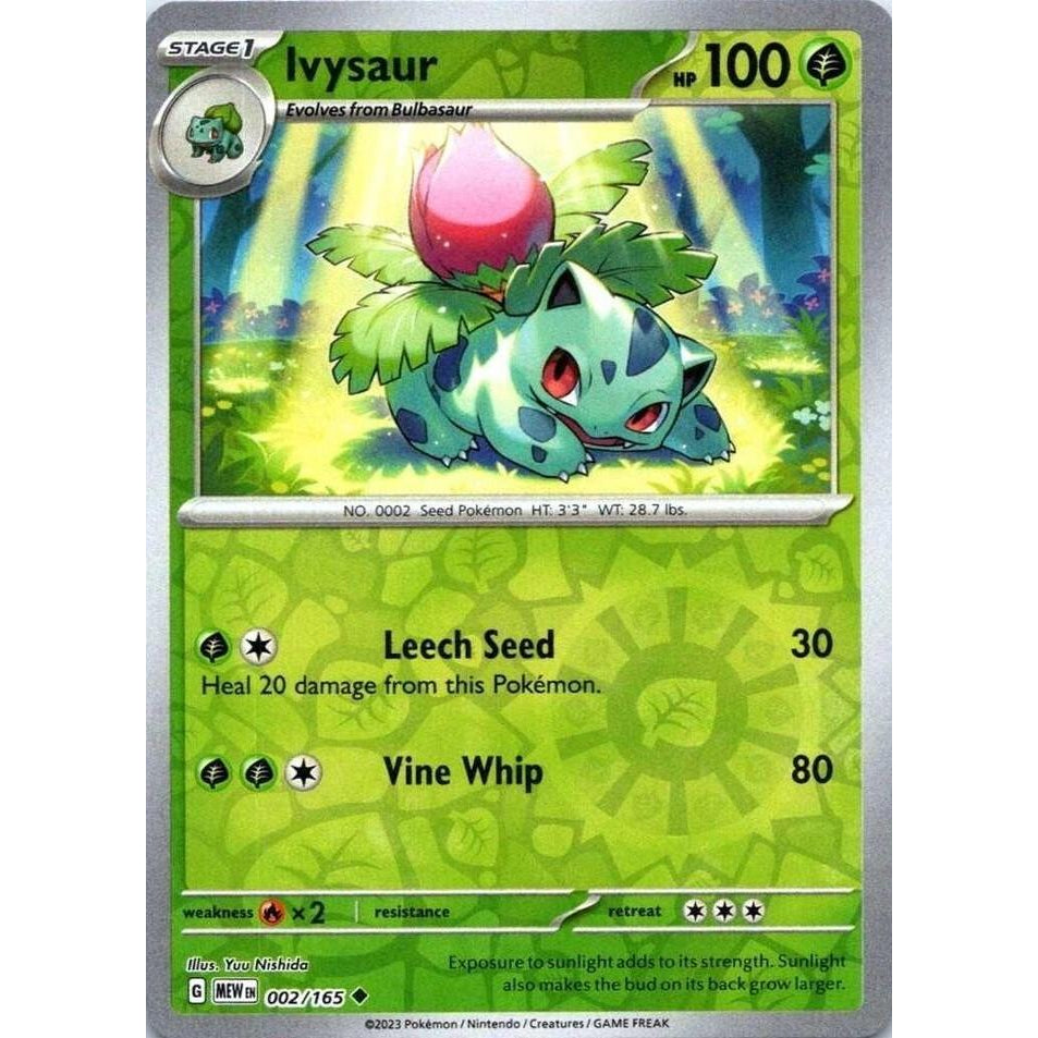 Reverse Holo Singles: Grass, Water, Lightning, Darkness & Dragon - Scarlet & Violet 151 Pokémon TCG
