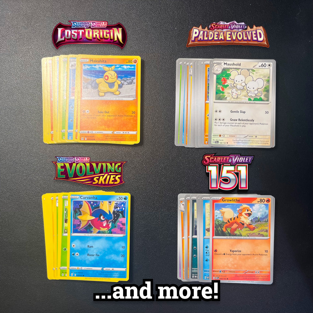 Pokémon Master Set Completer - 25pcs/40pcs Non-Repeating Card Packs - Pokémon TCG Cards