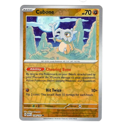 Reverse Holo Singles: Colorless, Fire, Fighting & Psychic - Scarlet & Violet 151 Pokémon TC