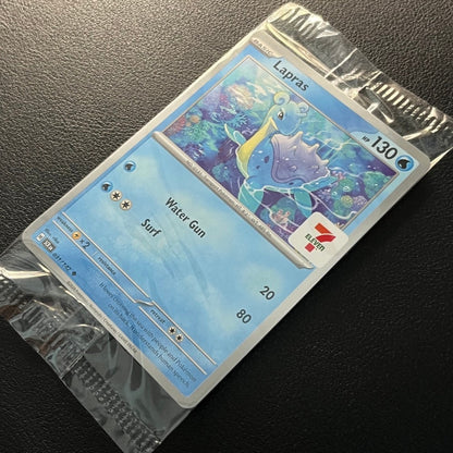 Lapras 7-Eleven (711) Exclusive Promo (Sealed) - 031/142 - Uncommon - Stellar Crown - Pokemon TCG