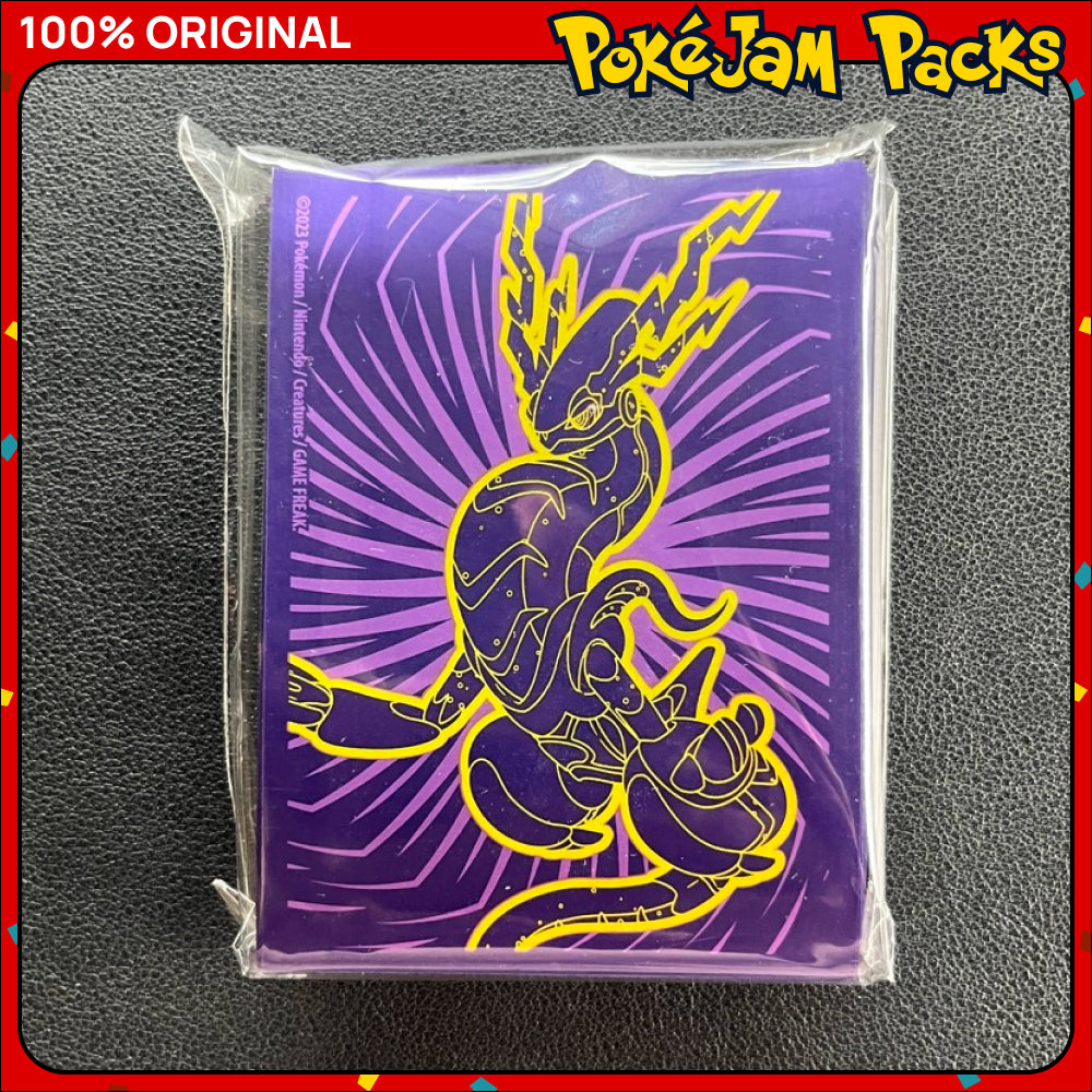 Pokémon Card Sleeve Pack - 65 pcs Miraidon Card Sleeves - Pokémon TCG
