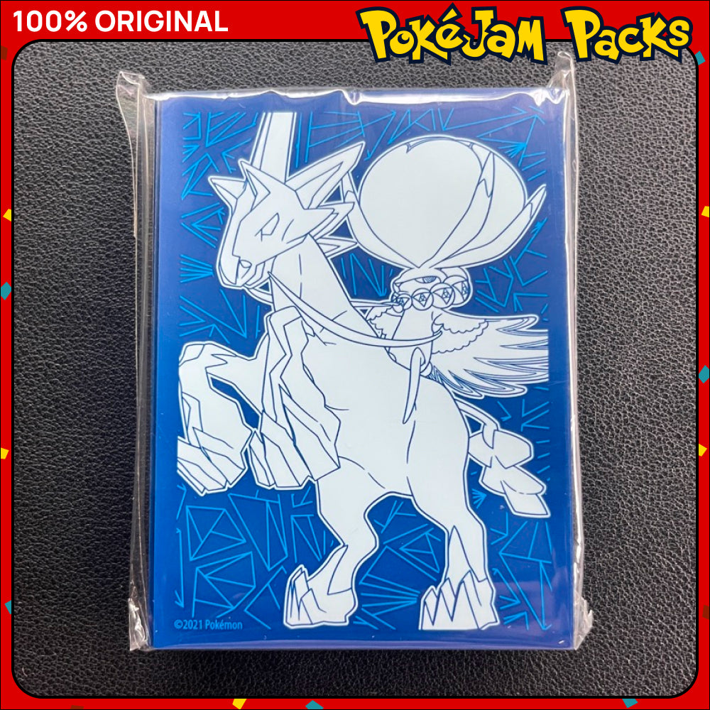 Pokémon Card Sleeve Pack - 65 pcs Chilling Reign Ice Rider Calyrex Card Sleeves - Pokémon TCG