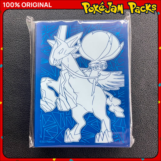 Pokémon Card Sleeve Pack - 65 pcs Chilling Reign Ice Rider Calyrex Card Sleeves - Pokémon TCG