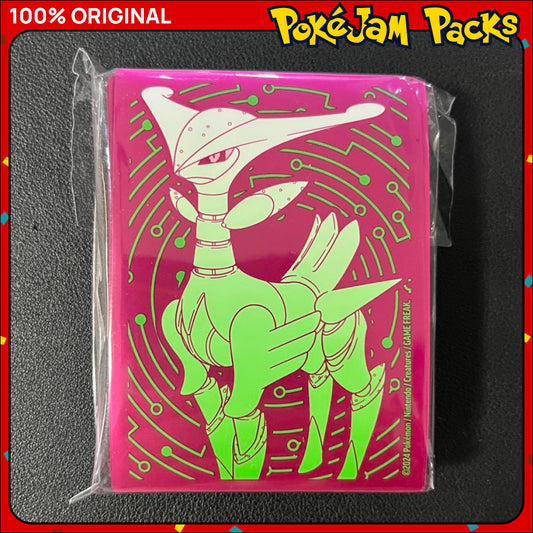 Pokémon Card Sleeve Pack - 65 pcs Temporal Forces Iron Leaves Card Sleeves - Pokémon TCG