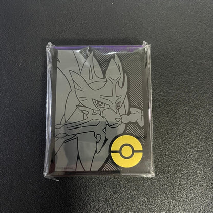 Pokémon Card Sleeve Pack - 65 pcs Sword & Shield Zamazenta, Zacian Card Sleeves - Pokémon TCG