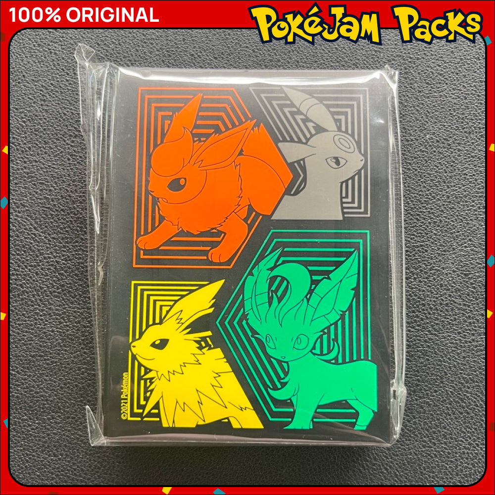 Pokémon Card Sleeve Pack - 65 pcs Evolving Skies Eeveelutions Flareon, Umbreon, Jolteon Card Sleeves