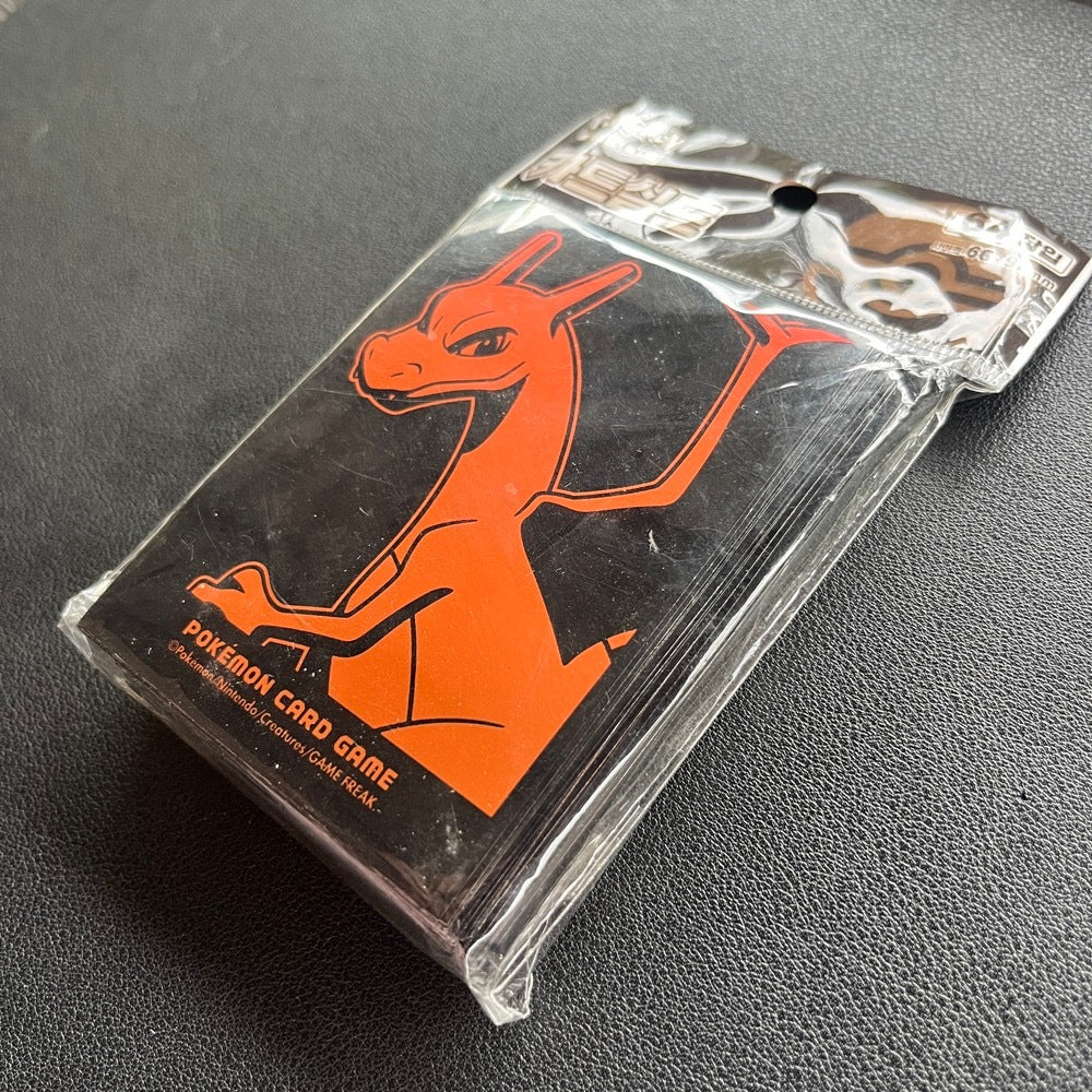 Pokémon Card Sleeve Pack - 64 pcs Charizard Korea Card Sleeves - Pokémon TCG