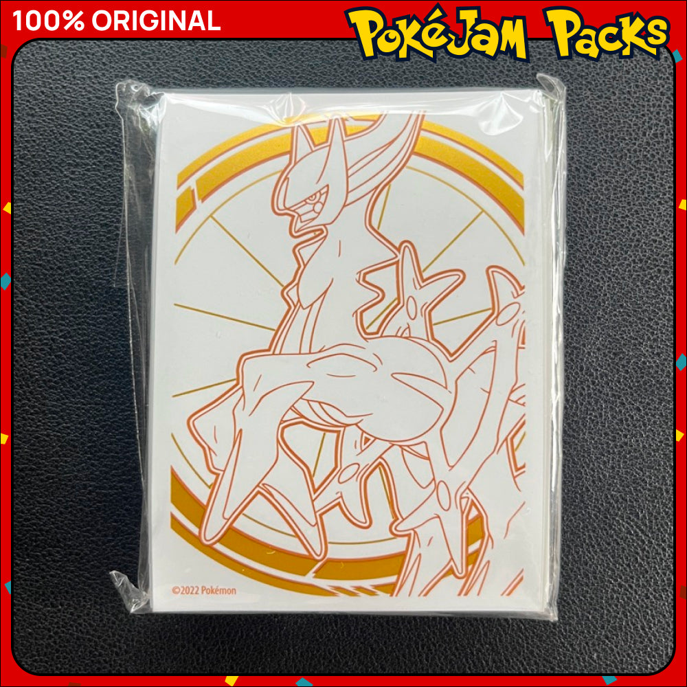 Pokémon Card Sleeve Pack - 65 pcs Brilliant Stars Arceus Card Sleeves - Pokémon TCG