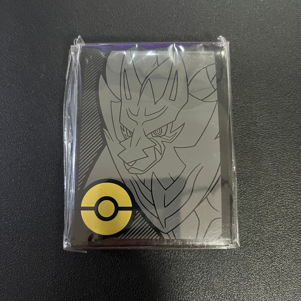 Pokémon Card Sleeve Pack - 65 pcs Sword & Shield Zamazenta, Zacian Card Sleeves - Pokémon TCG