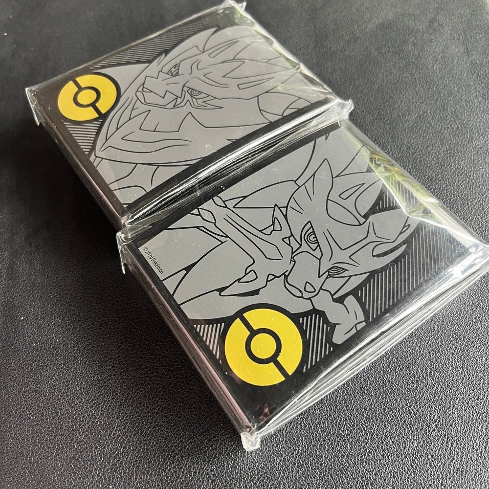 Pokémon Card Sleeve Pack - 65 pcs Sword & Shield Zamazenta, Zacian Card Sleeves - Pokémon TCG
