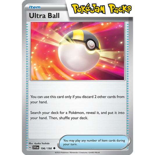 Ultra Ball - 196/198 - Uncommon - Scarlet & Violet - Pokémon TCG