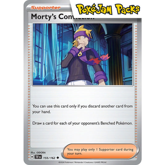 Morty's Conviction - 155/162 - Uncommon - Temporal Forces - Pokémon TCG