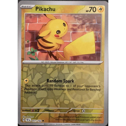 Pikachu Cards - Normal, Common/Uncommon, Reverse Holo - Pokémon TCG
