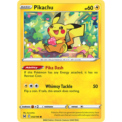 Pikachu Cards - Normal, Common/Uncommon, Reverse Holo - Pokémon TCG