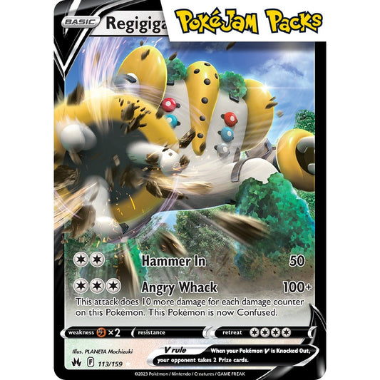 Regigigas V - 113/159 - Ultra Rare Crown Zenith - Pokemon TCG