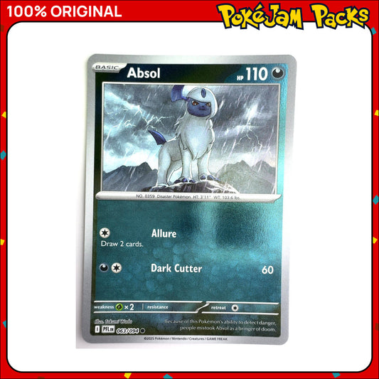 Absol - 63/94 - Reverse Hologram - Phantasmal Flames - Pokemon Card