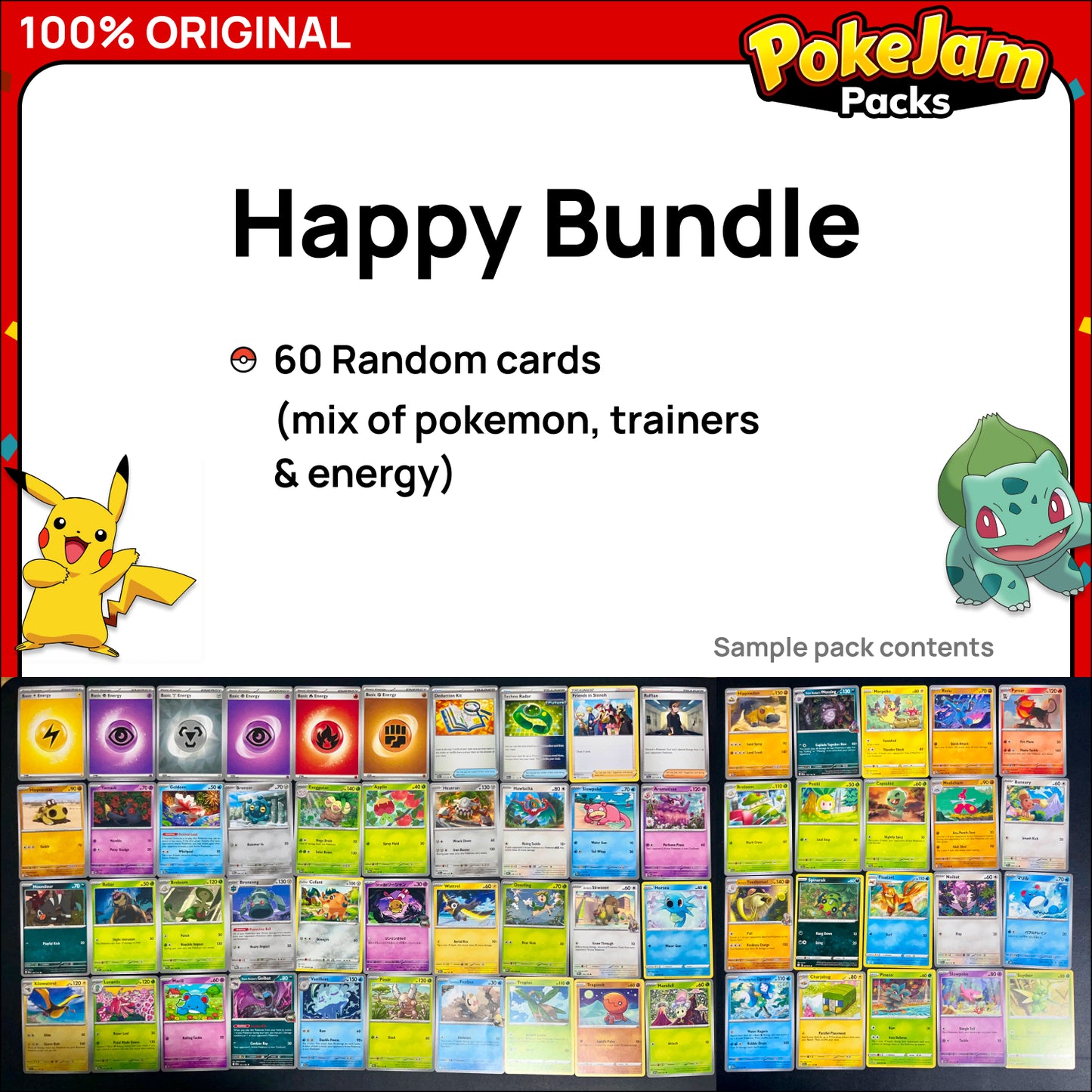 Pokémon Card Bundles - 40+ Authentic Card Pack with Guaranteed Rare - Perfect for Gifts & Collectors
