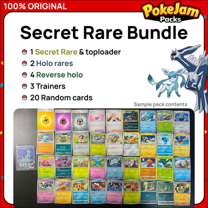 Pokémon Card Bundles - 40+ Authentic Card Pack with Guaranteed Rare - Perfect for Gifts & Collectors