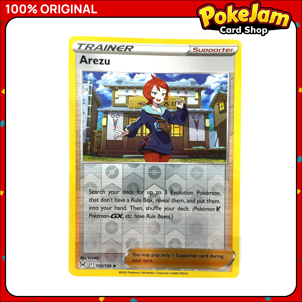 Arezu 153/196 - Reverse Hologram - Lost Origin - Pokemon Card