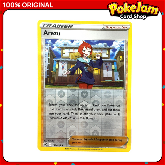 Arezu 153/196 - Reverse Hologram - Lost Origin - Pokemon Card