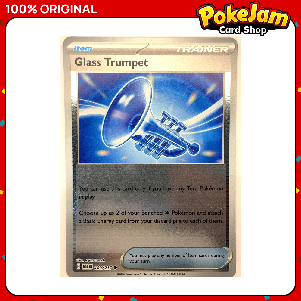 Glass Trumpet 189/217 - Reverse Hologram - Ascended Heroes - Pokemon Card