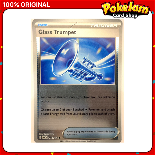 Glass Trumpet 189/217 - Reverse Hologram - Ascended Heroes - Pokemon Card