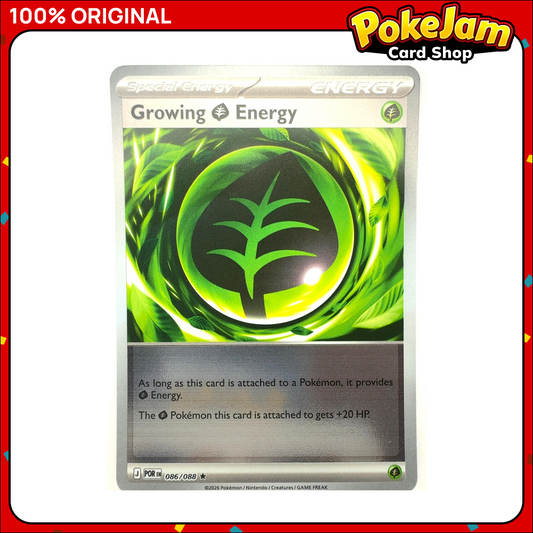 Growing Grass Energy 86/88 - Reverse Hologram - Perfect Order - Pokemon Card