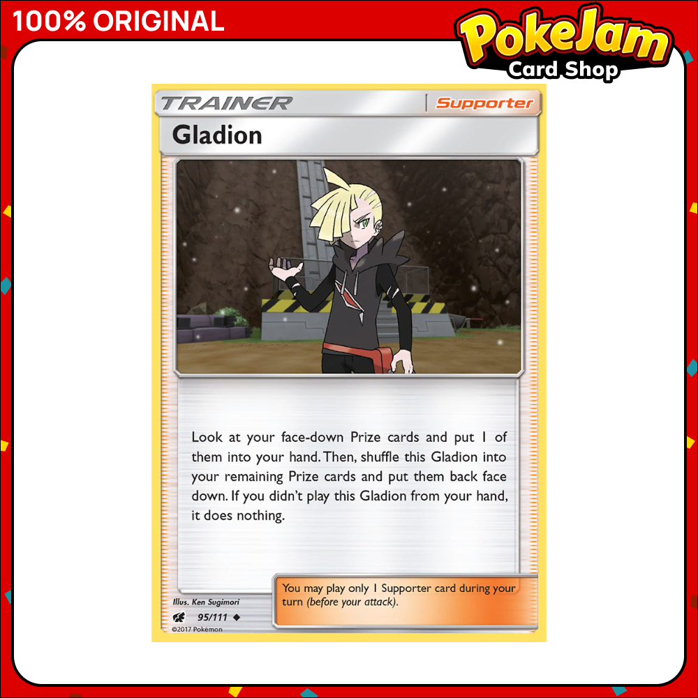 Gladion 95/111 - Uncommon - Crimson Invasion - Pokemon Card