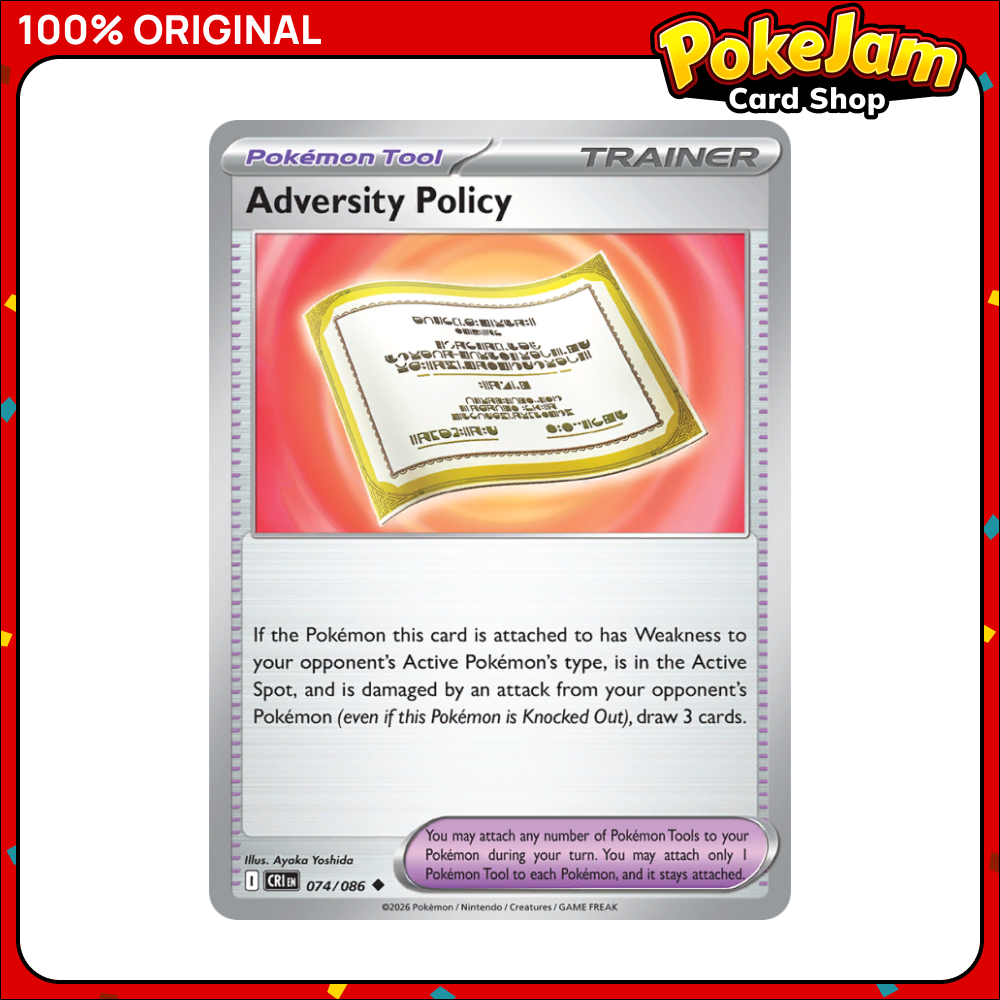 Adversity Policy 74/86 - Uncommon - Chaos Rising - Pokemon Card