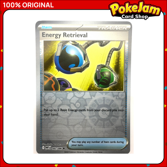 Energy Retrieval 82/86 - Reverse Hologram - White Flare - Pokemon Card