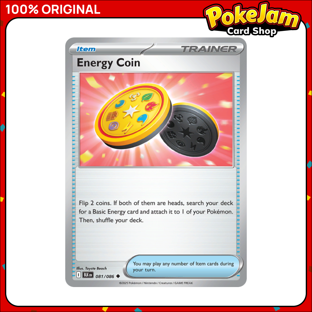 Energy Coin 81/86 - Uncommon - Black Bolt - Pokemon Card